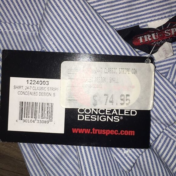 Tru-Spec concealed weapon 24-7 button down shirt S - Picture 2 of 4